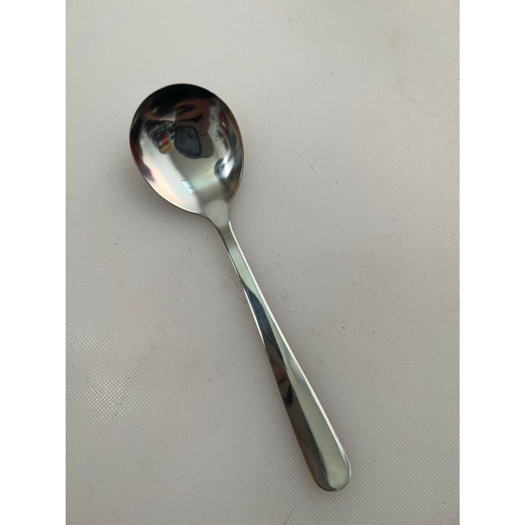 不銹鋼餐具 圓勺  不鏽鋼湯匙 圓湯匙 餐匙 湯匙 湯勺 勺 環保餐具 餐具組 鐵湯匙