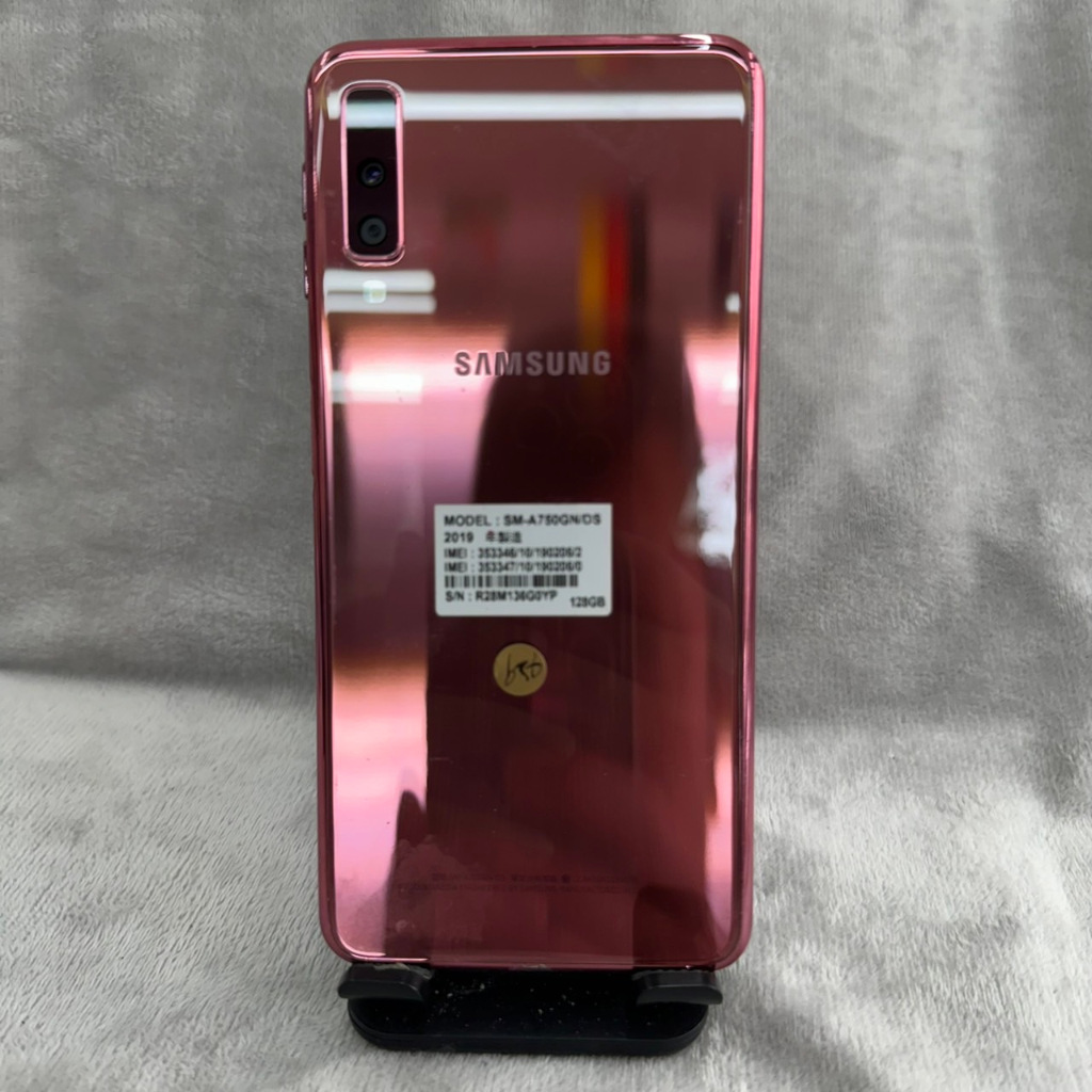 【便宜手機】SAMSUNG A7 2018 粉 128G 6吋 三星 手機 二手 師大 可面交 0429