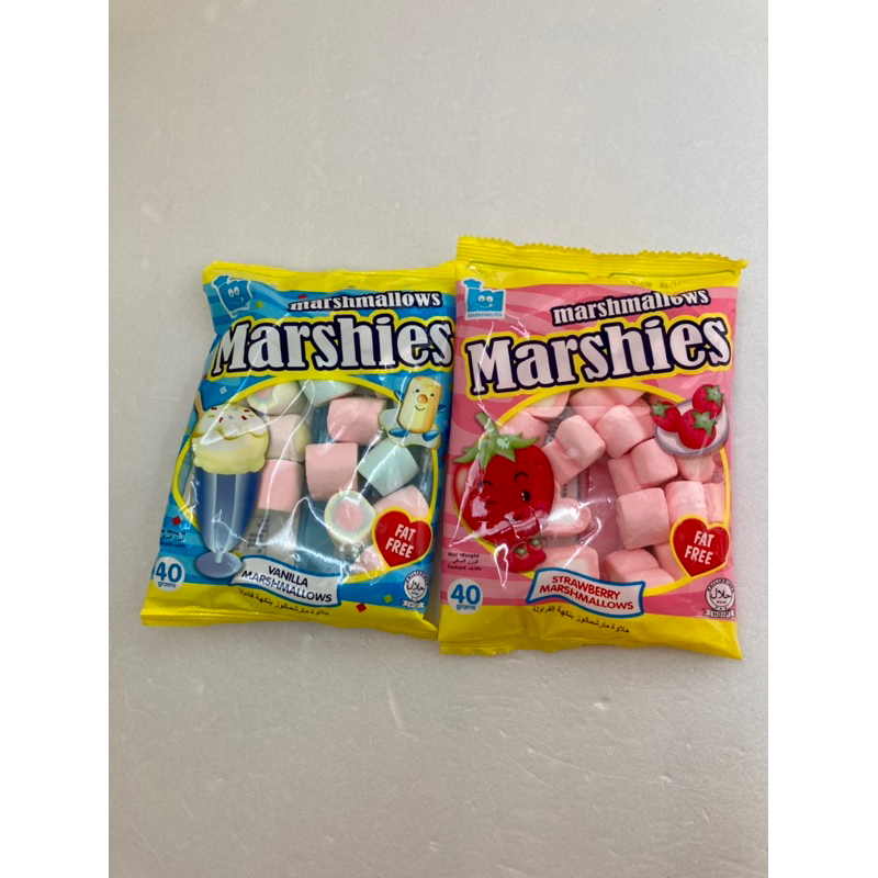 Marshies 棉花糖 香草/草莓 單包 40公克 菲律賓
