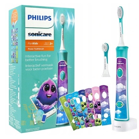 飛利浦 3-7歲兒童專用迷你型刷頭 電動牙刷 Sonicare HX6321 HX6352 兒童音波電動牙刷
