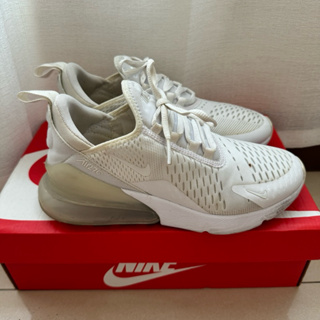 【二手球鞋】Nike Air Max 270 白色23.5號 女用鞋