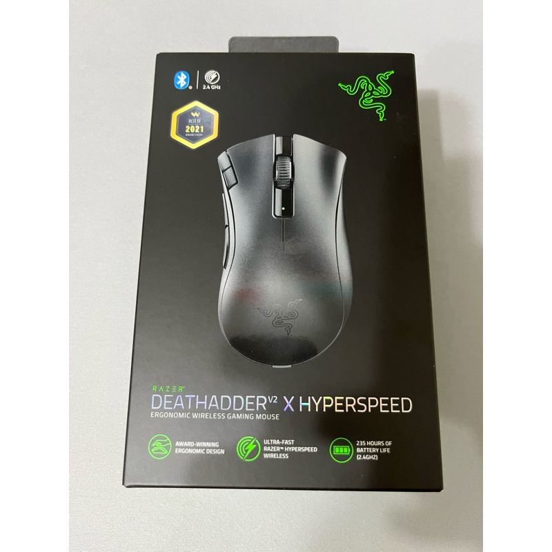 二手 RAZER DeathAdder V2 X HyperSpeed 煉獄奎蛇 無線滑鼠