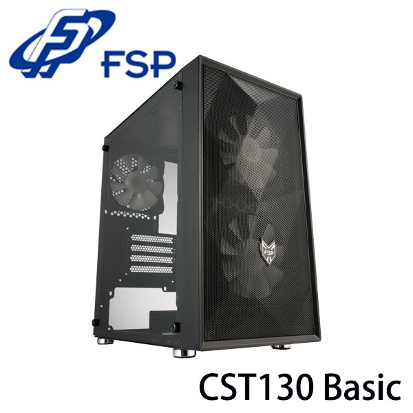 【3CTOWN】含稅附發票 FSP 全漢 CST130 Basic 黑色 壓克力透側 電腦機殼