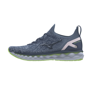 Mizuno 美津濃【授權經銷】女款 跑鞋 休閒 避震 回彈 WAVE SKY NEO 2 -灰- J1GD213423