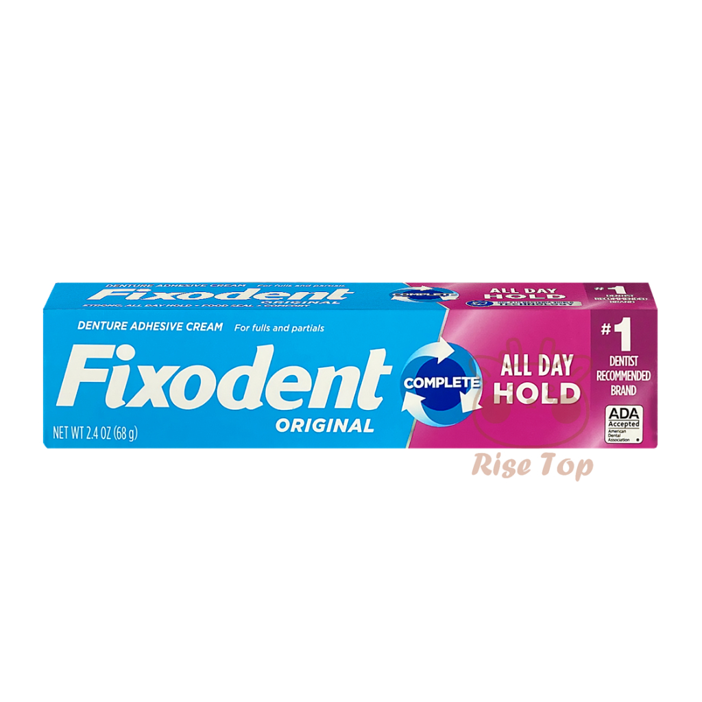 【Fixodent】假牙黏著劑-原味(2.4oz/68g)