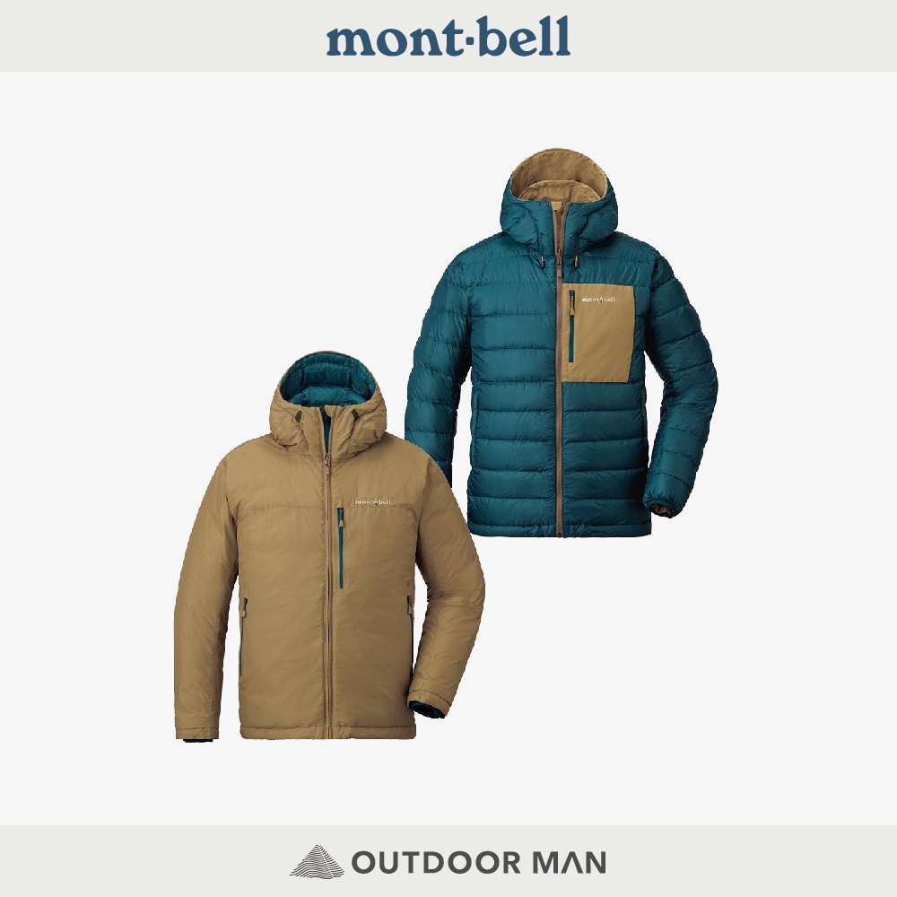 [mont-bell] 男款 Colorado Parka 雙面羽絨衣 黑/深海軍藍 (1101492)