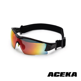 【Walkplus】ACEKA SONIC系列 專業炫彩運動太陽眼鏡(檸檬綠)(可換綁帶)/墨鏡/抗UV400/台灣製