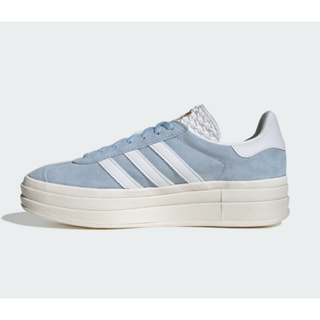 ADIDAS ORIGINALS GAZELLE BOLD W 女休閒鞋-藍白