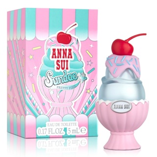 ANNA SUI 安娜蘇 果漾聖代女性小淡香水-粉紅柚惑/樂夏百香/戀愛紫檸5ml Vivo薇朵