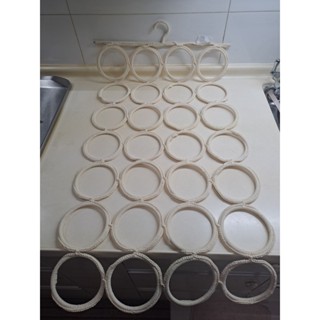 IKEA多功能掛架/多功能衣架/吊掛圍巾/絲巾/領帶/皮帶/帽子/配件/圈圈收納架/掛飾品/掛架/襪子收納/多孔圓圈收納