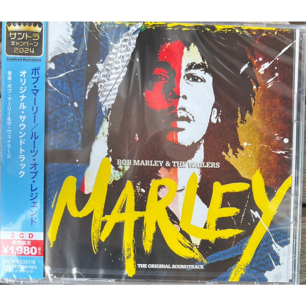《馬利》電影原聲帶(日本版2CD)巴布馬利 Bob Marley ＆ The Wailers/ Marley