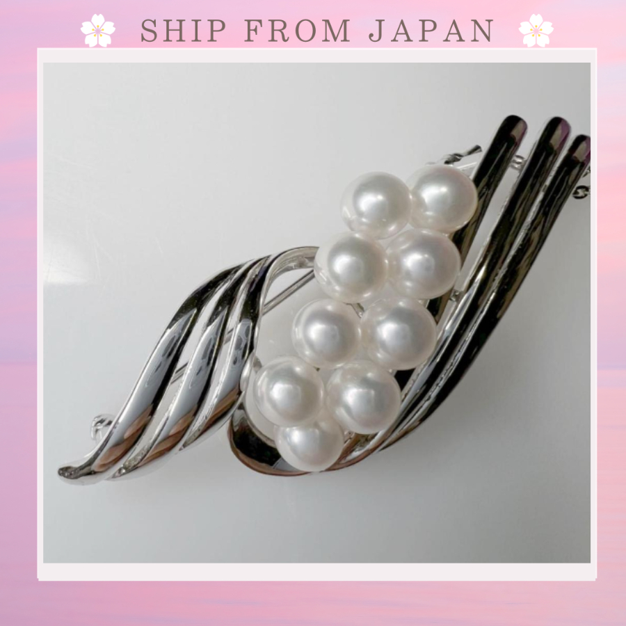 SV Akoya 珍珠胸針&lt;從日本出貨&gt;