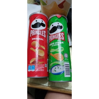 Pringles品客 洋芋片 翹鬍子洋芋片 102g/110g 洋蔥 原味 香辣 起司