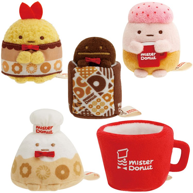 吾人智販 日本 Mister Donut 角落小夥伴 聯名款 咖啡杯內的角落生物 炸蝦 粉圓 山 咖啡豆老闆