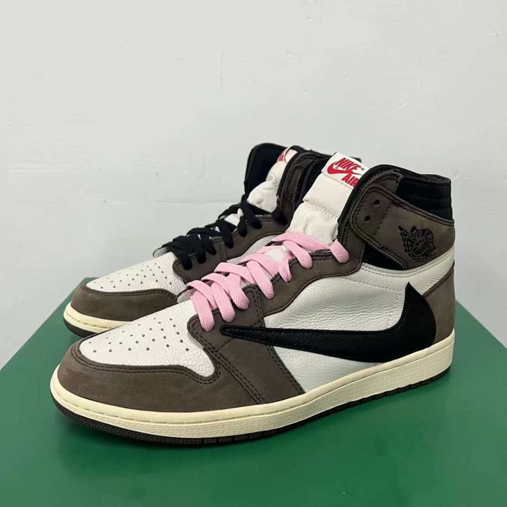 《二手寄賣》Travis Scott x Air Jordan 1 倒鉤高筒 US11 無盒 鞋況很好