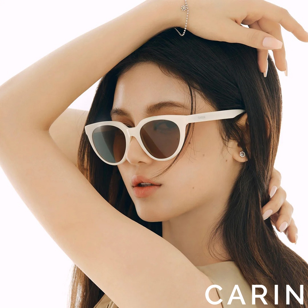 CARIN 太陽眼鏡 KRISTEN N C3 貓眼膠框 - 金橘眼鏡