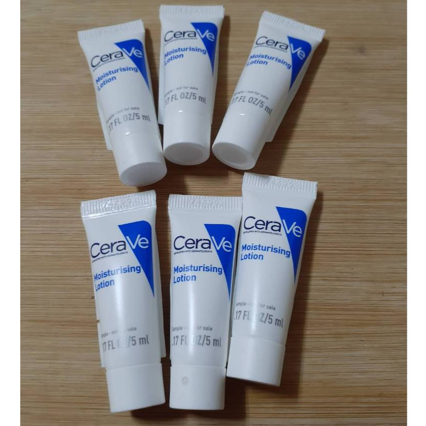 公司貨 CeraVe 適樂膚 長效清爽保濕乳 5ml 乳液旅行組 小樣 乳液試用品 全新 清爽乳液 效期2026