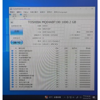 知飾家 二手良品 東芝 2.5吋 1TB 硬碟