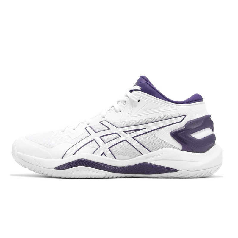 Asics 籃球鞋 GELBURST 27 白 紫 男女款情侶 穩定 抗扭 支撐 亞瑟士 1063A066-101