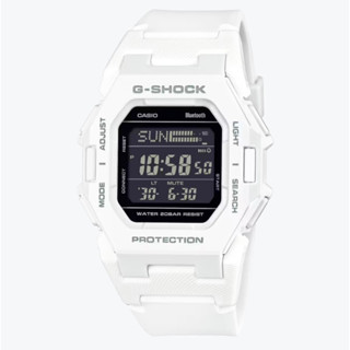 CASIO卡西歐 G-SHOCK藍芽數碼運動手錶 極簡白GD-B500-7