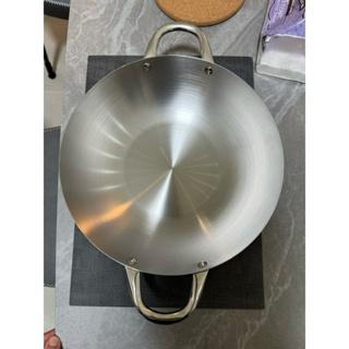 Silwa 西華厚釜不鏽鋼湯炒鍋 30cm 含蓋 全新品 免運 炒鍋 湯鍋 不鏽鋼鍋 鍋蓋 不鏽鋼