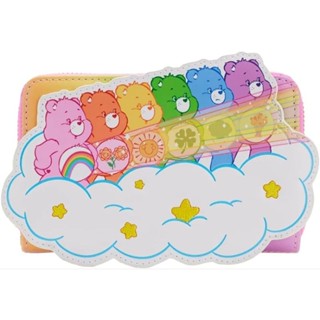 歐美care bears彩虹熊皮夾信用卡證件包微瑕特價