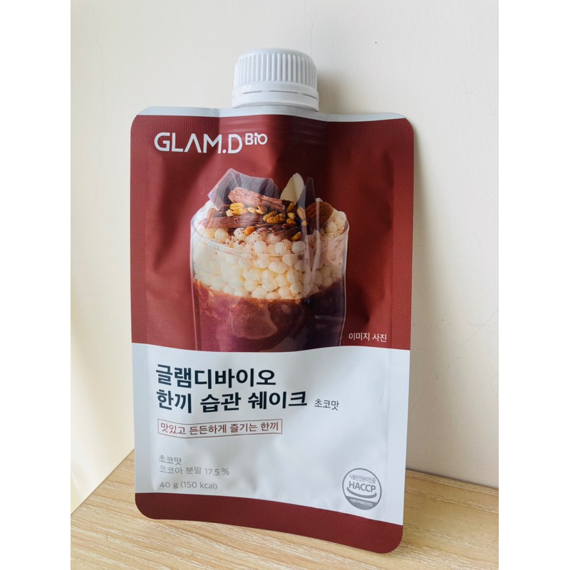 GLAM.D 可口輕盈奶昔 巧克力風味 40g 代餐奶昔 韓國奶昔