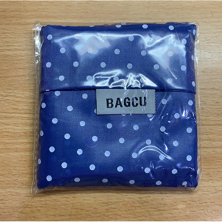 BAGCU 全新 折疊購物袋 折疊環保袋 收納袋（藍色點點）❤️