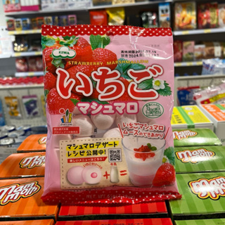 日本 伊華 草莓風味棉花糖