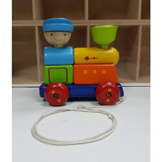 【二手】Sorting Train 木製積木火車 PLAN TOYS