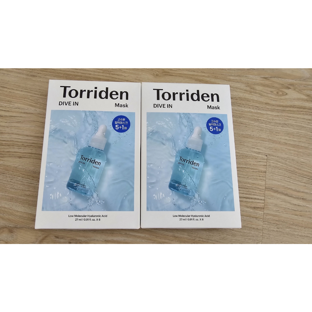 Torriden 5D 微分子玻尿酸保濕面膜 （6片/盒）