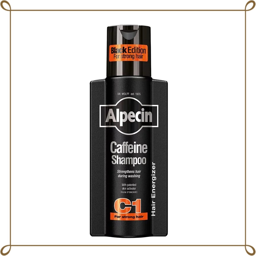 Alpecin 咖啡因洗髮露 黑色經典款 250ml