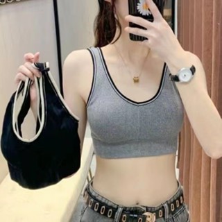 M-6XL 大尺碼加肥特大碼胖妹m200斤夏季薄款透氣運動內衣美背無鋼圈文胸抹胸罩
