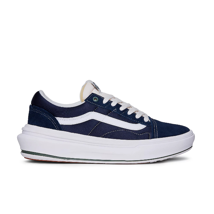 [現貨US13] Vans Old Skool Overt CC 深藍 白 滑板鞋 休閒鞋 輕量 厚底 男鞋 大尺碼