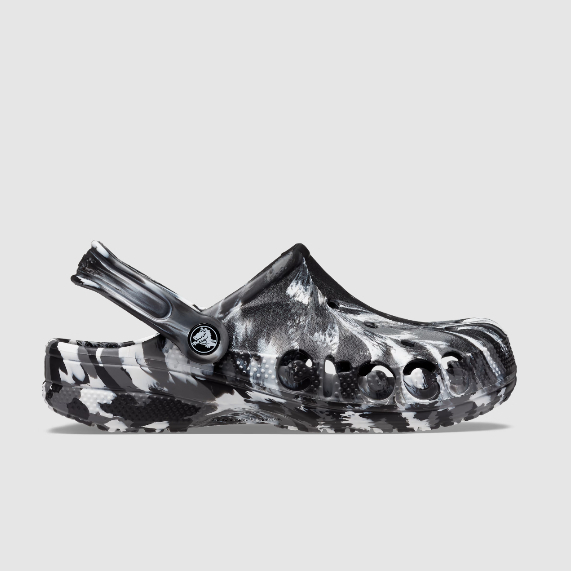 [現貨US13] Crocs Baya 黑白 大理石紋 卡駱馳 克駱格 防水 透氣 洞洞鞋 大尺碼