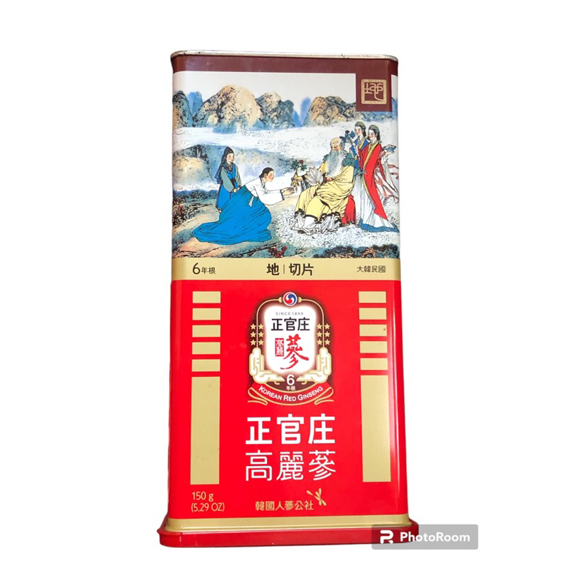 正官庄高麗紅蔘 6年根 地蔘切片150g