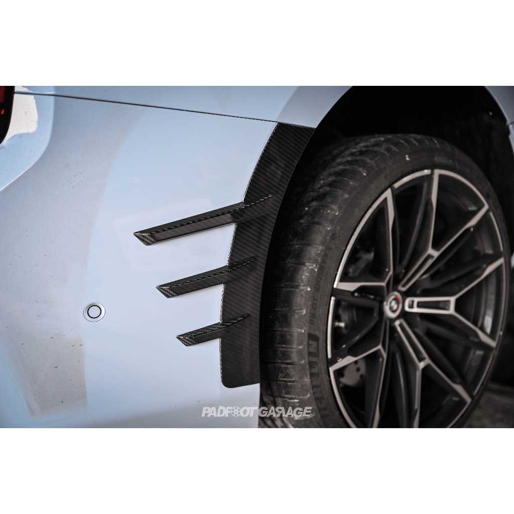 BMW G87 M2 MP Style熱壓乾式碳纖維前後側擾流板 輪眉風刀 空力套件 熱壓碳纖維
