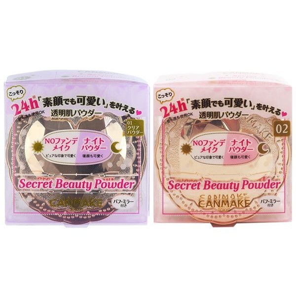 日本 CANMAKE 肌秘美顏蜜粉餅(4g) 款式可選 D309446