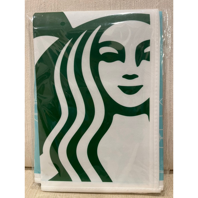 全新 絕版 星巴克 STARBUCKS Tiffany綠 經典 聚酯纖維 海灘墊 野餐墊 桃園火車站 可面交