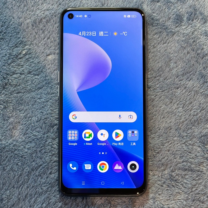 realme 7 5G 128G 藍 功能正常 二手 6.5吋 雙卡雙待 指紋 臉部辨識 realme7 台中