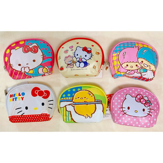 （台灣授權正版）三麗鷗Hello Kitty/雙子星/蛋黃哥 零錢包/貝殼包 市價$150