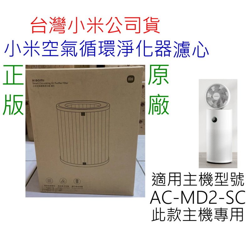正版 原廠 台灣小米公司貨 小米 空氣循環淨化器 清淨機 RFID 專用 濾芯 米家 濾心 濾網 AC-MD2-SC