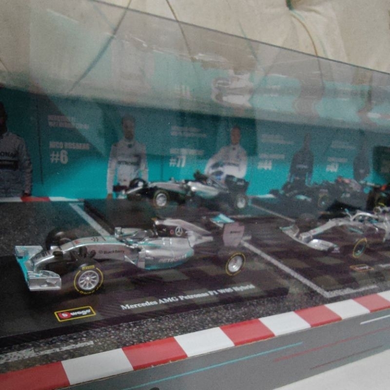Costco F1 好市多 限定 BBURAGO F1 AMG 賓士車隊 1/43 合金模型套組禮盒 已斷貨 全新未拆