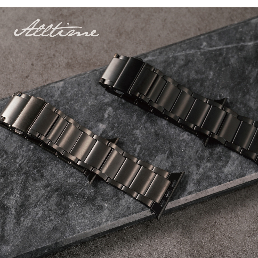 【太空金屬-鈦Ti】經典收腰三排鈦合金 Apple watch通用錶帶 Ultra S11 S10 S9 S8 SE