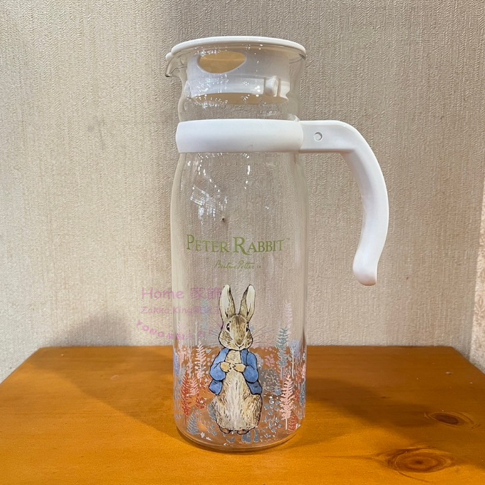 [HOME] 比得兔耐熱壺 大冷水壺 彼得兔 悠遊森林款 開水壺 果汁花茶壺 玻璃水壺 Peter Rabbit