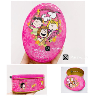 絕版品🇯🇵日本環球影城 snoopy 史努比 史奴比 糊塗塔克 鐵盒 糖果盒 餅乾盒 收納盒［小悅虎日貨🐯］