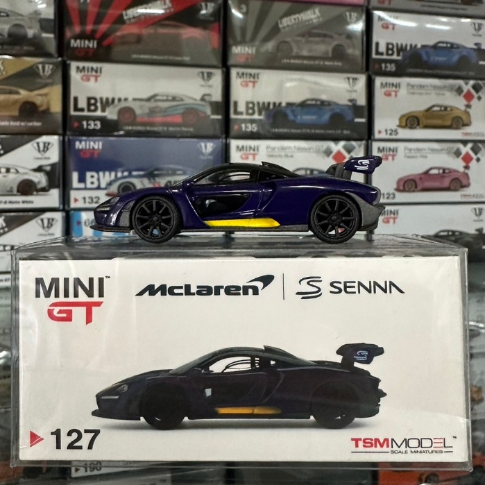 泡泡TOYS Mini GT 127 McLaren Senna  已拆含膠盒