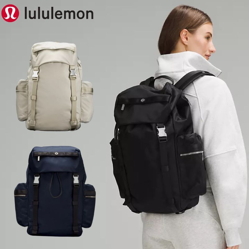 (PSM街頭潮流選)加拿大運動第一品牌 LULULEMON 3色Wunderlust Backpac25L旅行2用後背包