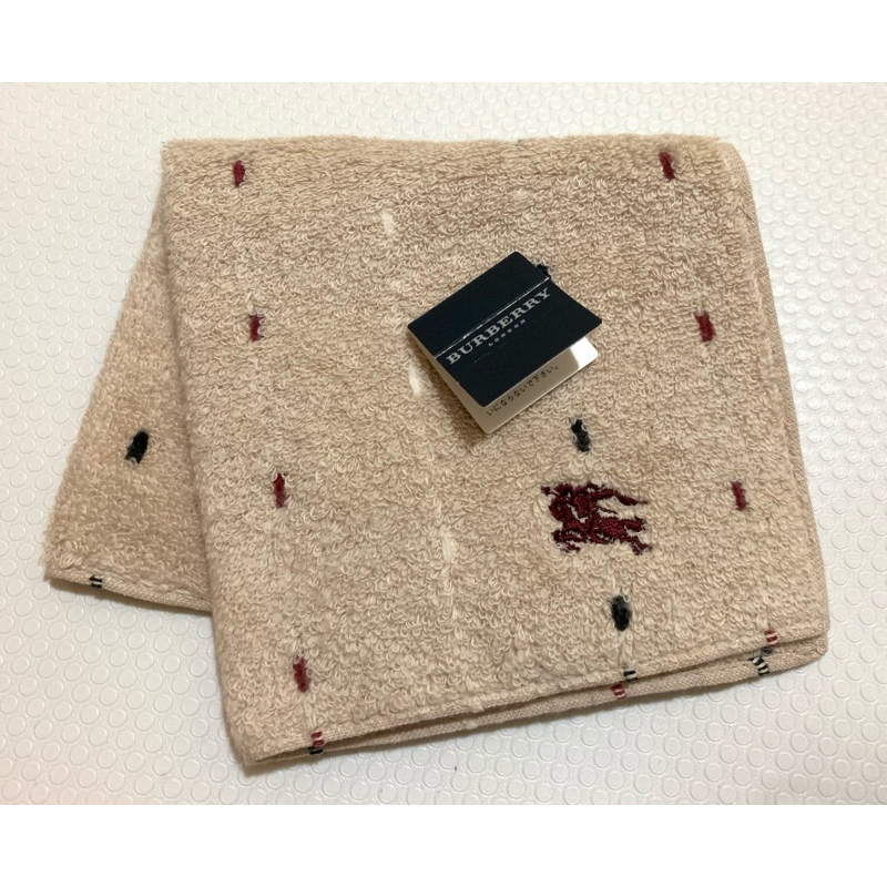 日本製 BURBERRY 戰馬 手帕 方巾 現貨（吊牌瑕疵）