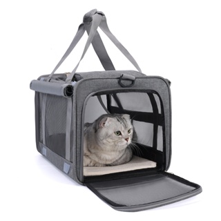 WIN-6021 透氣網窗捲簾寵物包 便攜外出手提寵物袋 透氣貓咪包 小型狗袋 貓咪包 狗狗包 可折疊寵物專用包